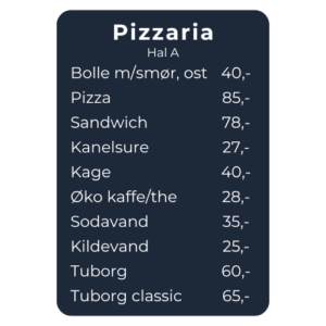 pizzaria menu